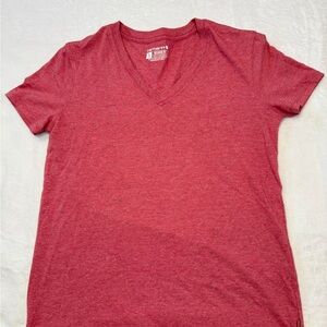 Carhartt Women's Pink V-Neck Top